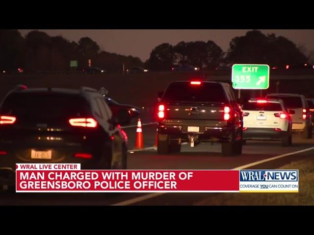 Man charged with murder of Greensboro police officer