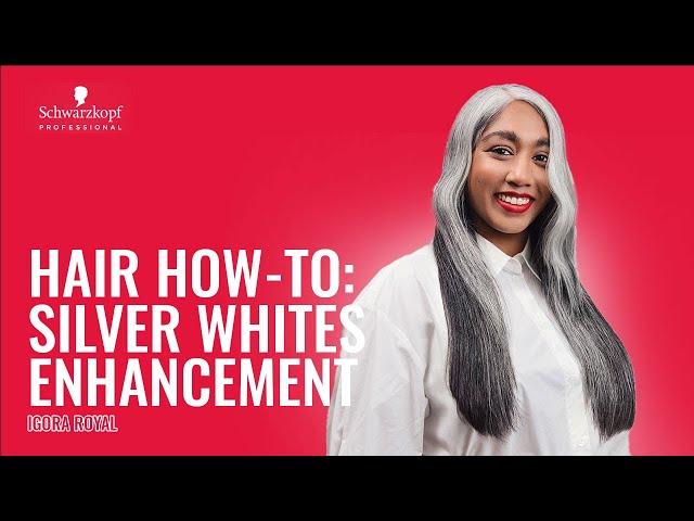 Hair How-To: Beautify natural white and grey hair with IGORA ROYAL SILVER WHITES