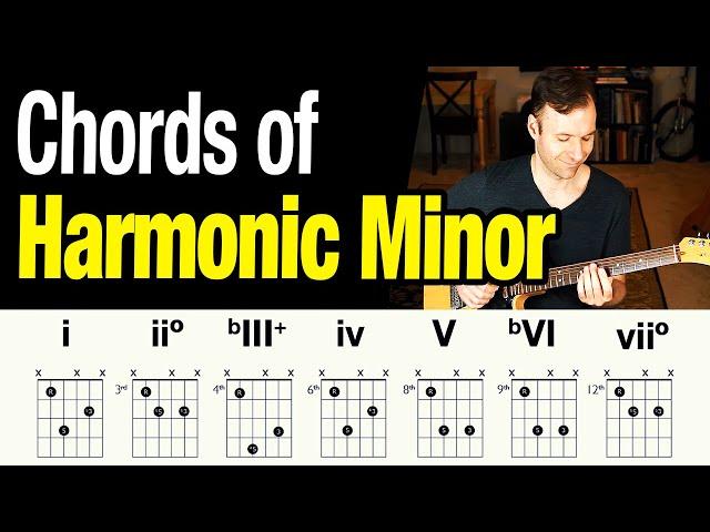 Chords of the Harmonic Minor Scale