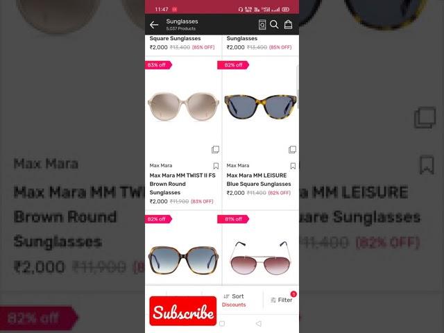 Tatacliq Get up to 70% off on Sunglasses #shorts #offer #sale #sunglass #fashion #myntra #ajio