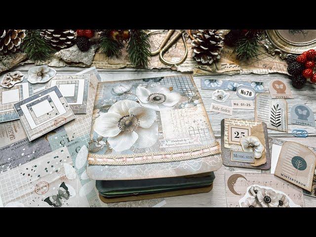 Junk Journal / deutsch /  Notizbuch zu verschenken  / Januar Newsletter & Mitgliederbereich