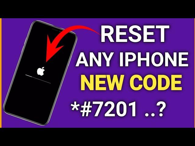 Reset Any iPhone New Code \ How To Unavailable Iphone Reset Without Computer