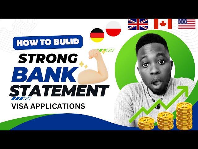 BANK STATEMENT FOR VISA APPLICATION | A STRONG FINANCIAL PROOF