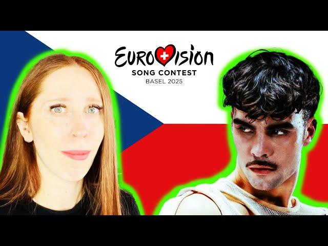 LET'S REACT TO THE CZECHIA'S SONG FOR EUROVISION 2O25 // ADONXS "KISS KISS GOODBYE"