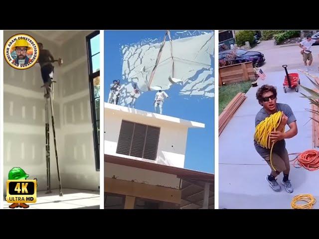 Adam's Epic Day of Work Fails and Unstoppable Fun! #part128 #adamrose #construction #workout