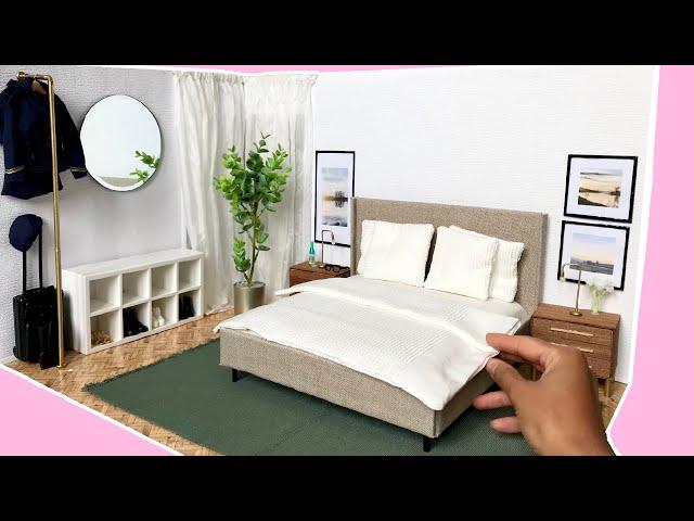 DIY Miniature Dollhouse Bedroom