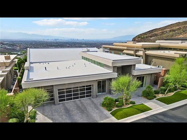 Touring $5.9M Modern Single Story Custom Home in MacDonald Highlands (Henderson, NV)