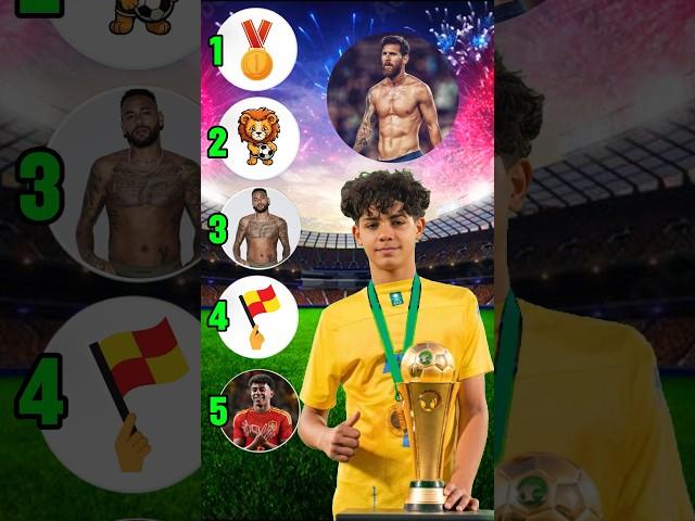 Ronaldo Jr ranks the best footballer - Ronaldo vs Messi vs Neymar vs Mbappe vs Yamal