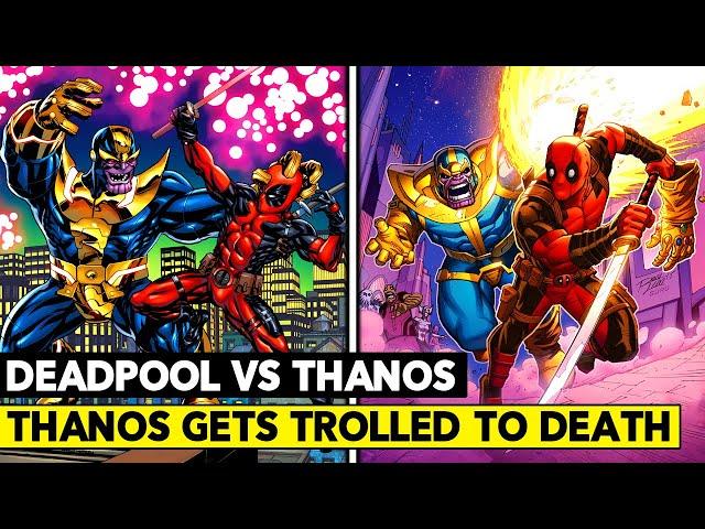 DEADPOOL VS THANOS! This Fight Was Weird...