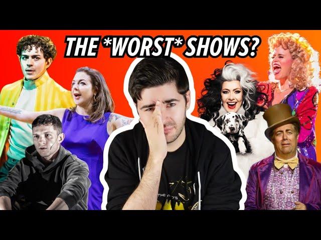 the *worst* shows I saw in 2024 | reviews of disappointing plays and musicals from the last year