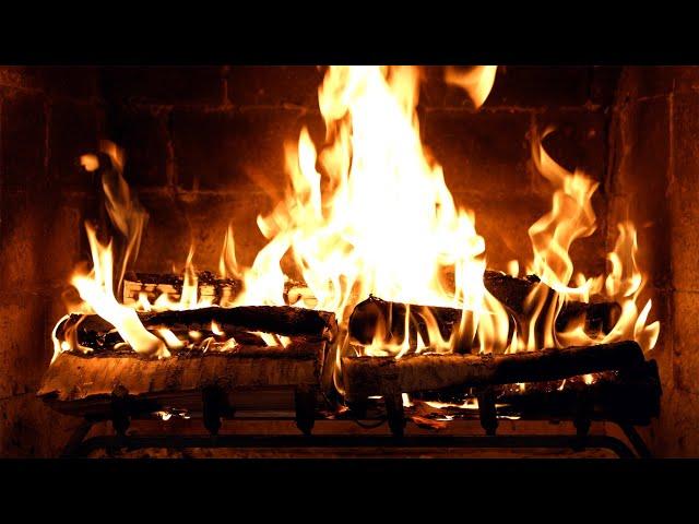 Birch Wood Burning - Звуки потрескивающего камина 1 час в реальном времени - без музыки Full HD