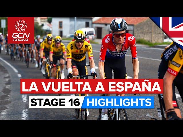 Fast & Furious Racing With A Steep Climb To The Line! | Vuelta A España 2023 Highlights - Stage 16