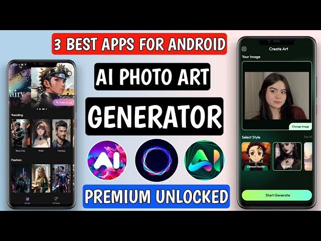 3 best Ai Photo Art Generator App for Android | Top Ai Art Generator App Android