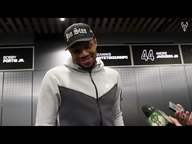 Giannis Antetokounmpo Postgame Press Conference | 11.23.24