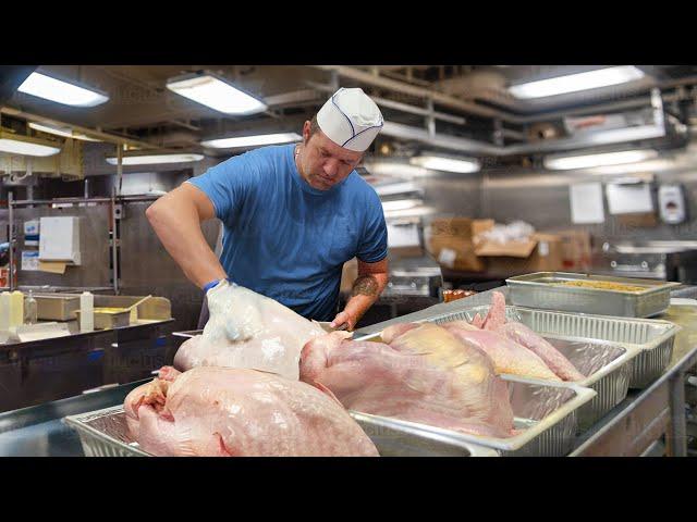 Inside US $13 Billion Nuclear Aircraft Carrier Kitchen