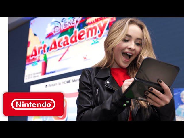 Disney Art Academy - Sabrina Carpenter at Nintendo NY