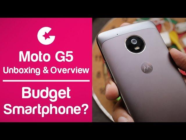 Moto G5 Unboxing & Overview (Lunar Grey) - Budget Smartphone?