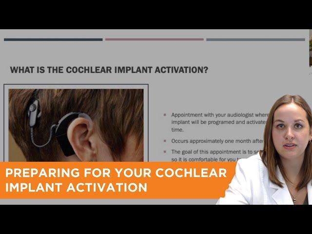 Preparing for my Cochlear Implant Activation Appointment (captioned)