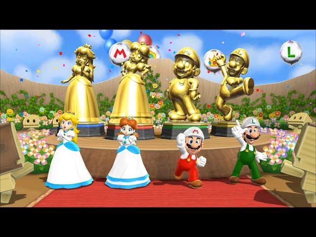 Step It Up | Mario Party 9 - Peach Vs Daisy Vs Mario Vs Luigi (Ice And Fire)