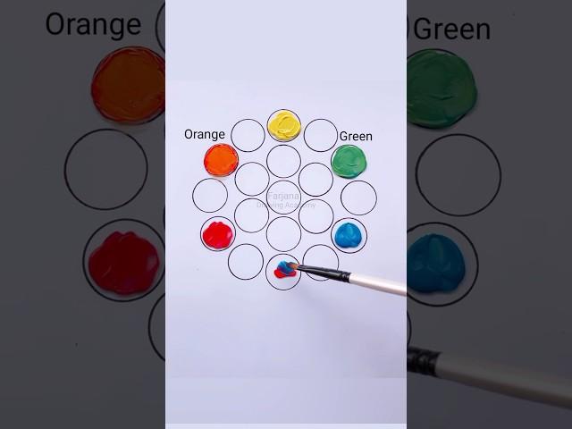 Color mixing || Color recipes #art #satisfying #shorts