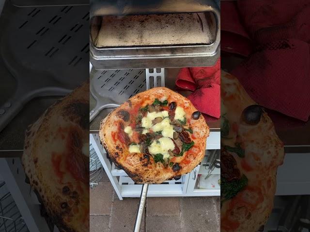 By @chefsalimgafayri Neapolitan style pizza cooked in my Gozney Roccbox