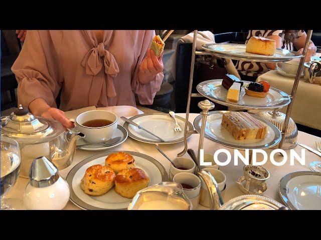 [4K]]London Spring Walk: Bond St. to Piccadilly Circus. Afternoon Tea at The Wolseley🫖 Apr. 2022