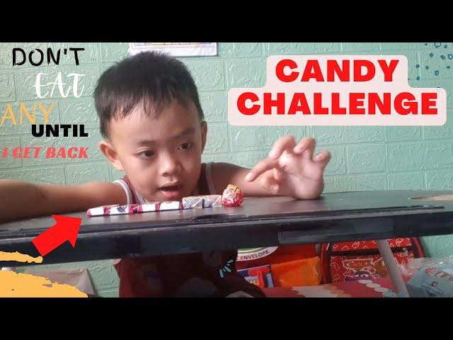 CANDY CHALLENGE WITH MY 4 YEARS OLD SON | DON'T EAT IT | PATIENCE CHALLENGE