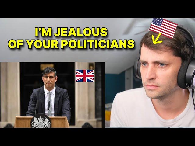 American reacts to Rishi Sunak resignation speech