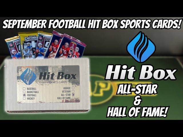 BETTER LATE THAN NEVER! September 2024 Football Hitbox Sports Cards!