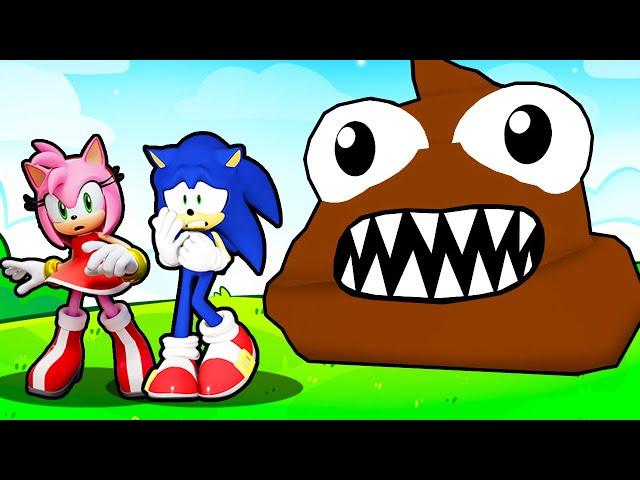 SONIC AND AMY VS DON'T POOP YOURSELF IN SCHOOL ROBLOX