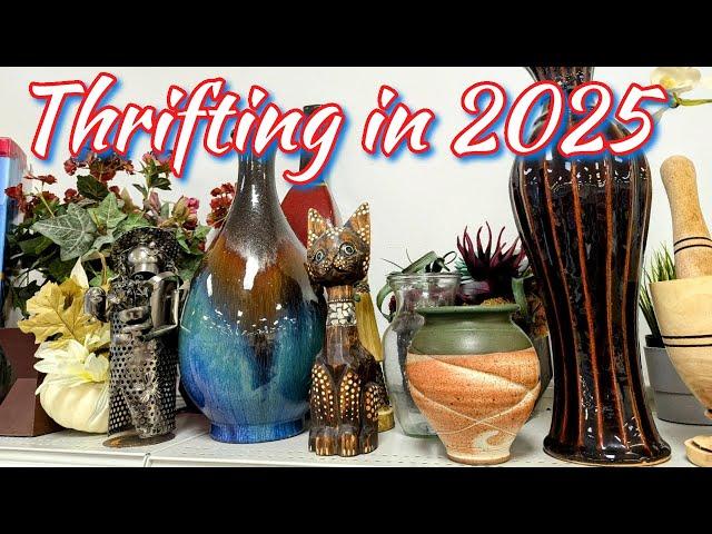 THRIFTING IN 2025! | GOODWILL THRIFT WITH ME & FIRST HAUL OF THE YEAR!