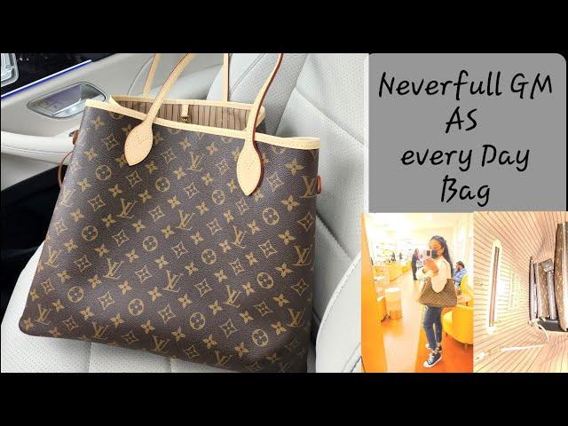 Louis Vuitton Neverfull GM as every day bag and why it's not a travel or work bag for me!