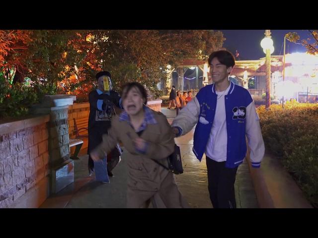 【294】这就是做万圣节NPC的乐趣之处.Funny Chinese zombie prank on Halloween.