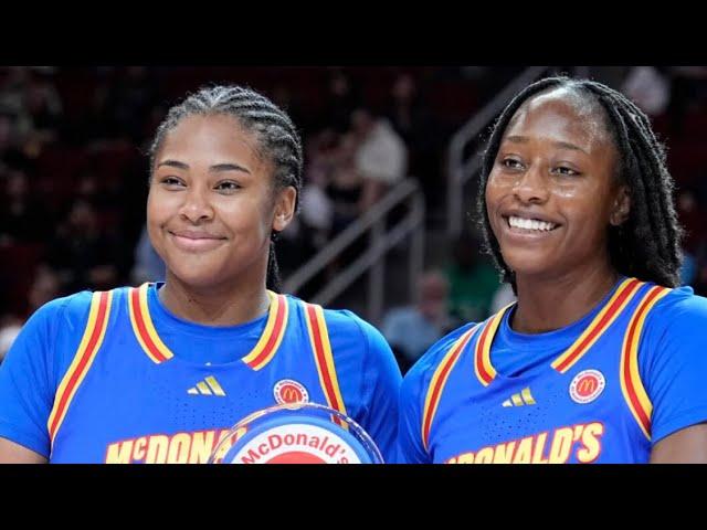 Joyce Edwards and Sarah Strong win Co-MVP of the McDonalds all American game!!