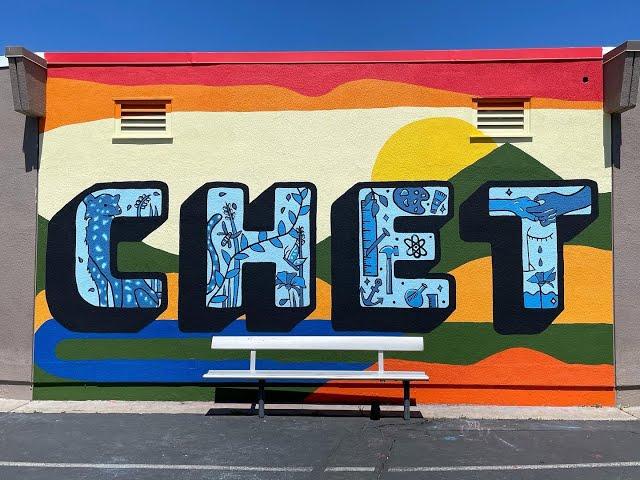 Mural Dedication for Chet F. Harritt with the ArtReach Mural Program
