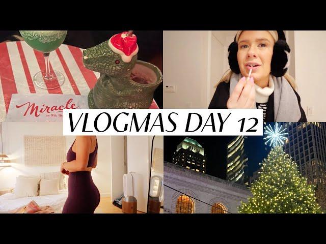 VLOGMAS IN NEW YORK DAY 12 ️️ new fav workout, ice skating in bryant park, + festive nyc night