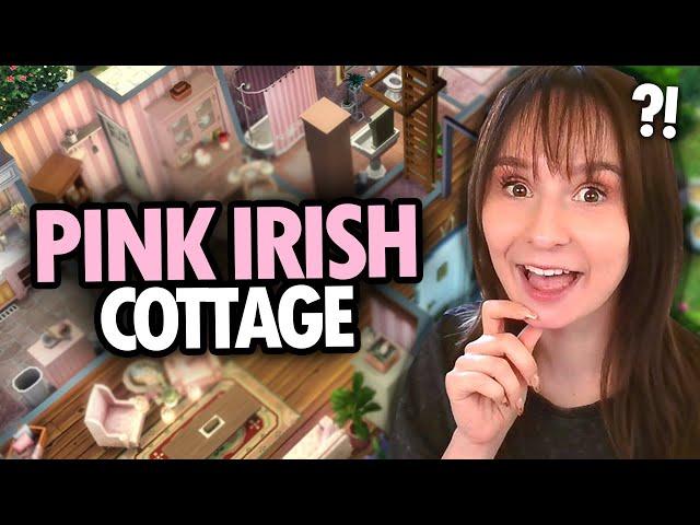 I tried building a PINK COTTAGE in The Sims 4