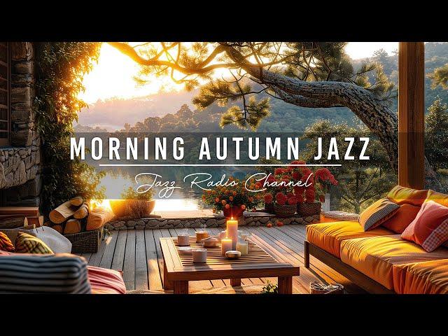 Morning Autumn Jazz - Peaceful Coffee Porch Ambience with Sweet Piano Jazz Music to Work, Study