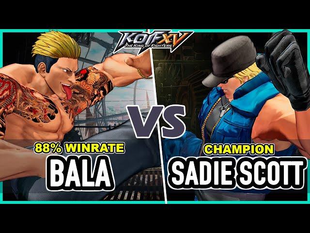 KOF XV  Bala (Yamazaki/O.Yashiro/Iori) vs Sadie Scott (Clark/Kula/Iori)  Steam