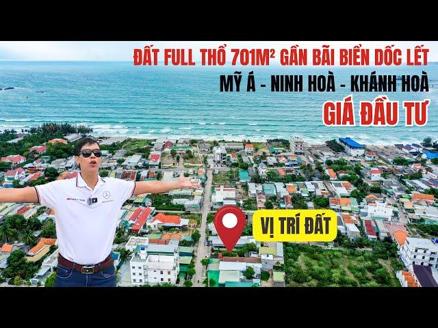 Đất Thổ Cư 701m² Gần Bãi Biển Dốc Lết, Ninh Hoà Khánh Hoà - Thuý Đỗ - 0981153986 _ Đất Nền Vân Phong