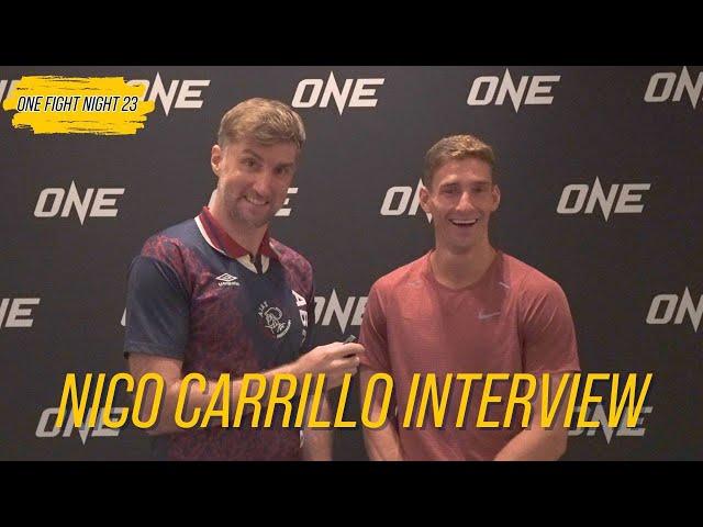 ONE Fight Night 23: Nico Carrillo talks about fighting Saemapetch, Haggerty, Superlek and Tawanchai