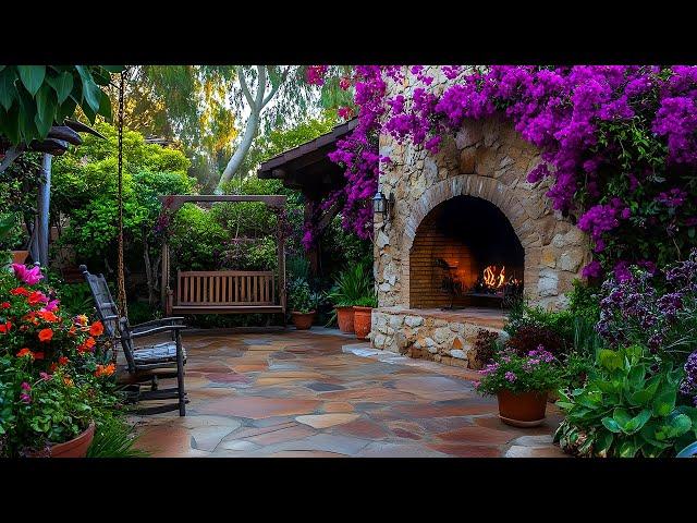 Experience Tranquility: A Simple, Mesmerizing Patio Garden for Sunrise Views with Tea in Hand