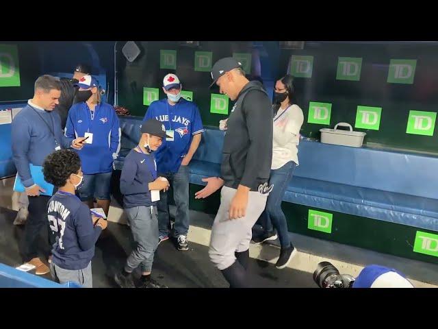 Yankees’ Aaron Judge's emotional meeting with fan