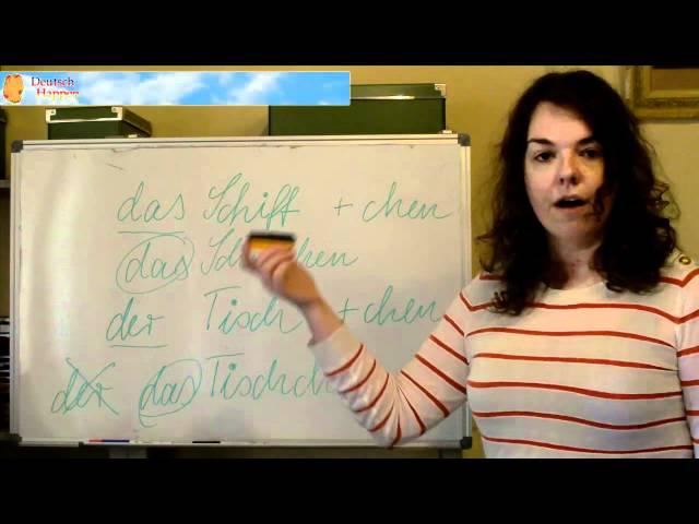 Die Verkleinerungsform -chen und -lein Learn German with Deutsch Happen