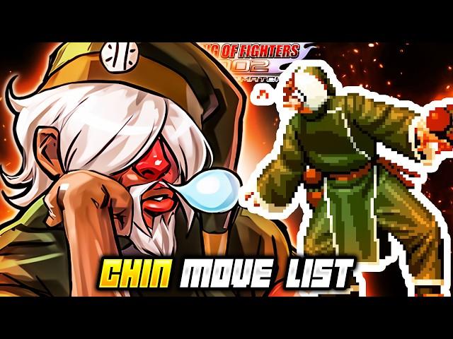 CHIN GENTSAI MOVE LIST - The King of Fighters 2002 Unlimited Match (KOF2002)