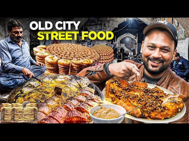 Old City Javed Fish, Special Andarsay, Falooda, Sohan Halwa in Kasur, Punjab | Pakistani Street Food