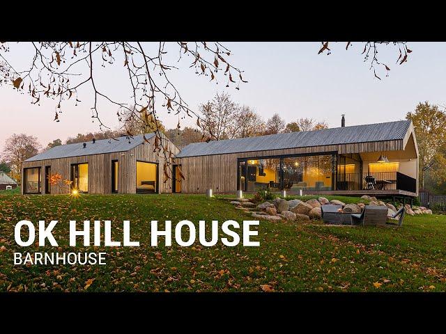 Single-story modular Barnhouse I Ok Hill House