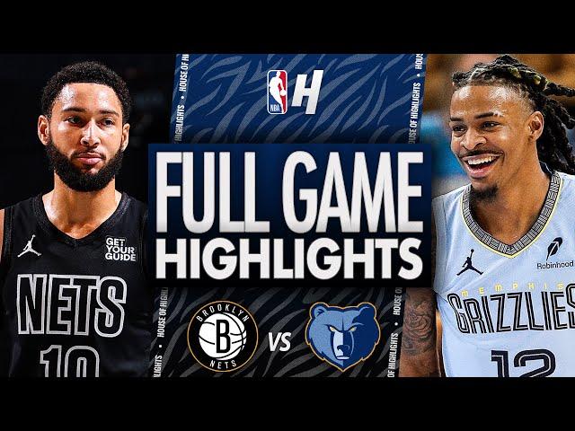 Brooklyn Nets vs Memphis Grizzlies - Full Game Highlights | December 13, 2024-25 NBA Season