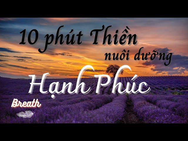 Thiền nuôi dưỡng hạnh phúc - Thiền buổi sáng