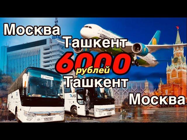 Москва-Ташкент 6000 рублей!